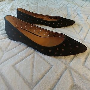 Corso Cosmo Black Flats sz 7